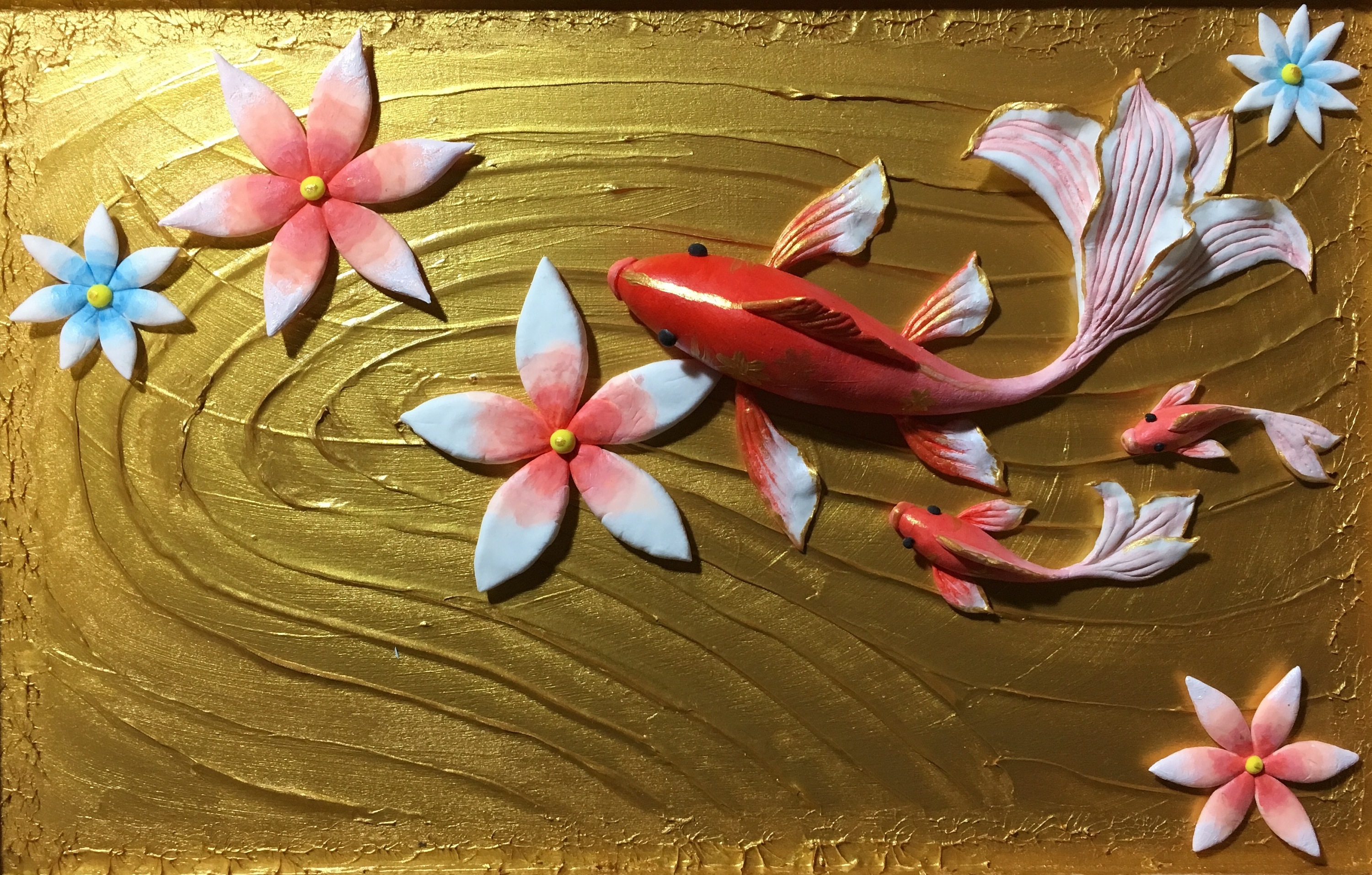 超轻粘土3d装饰画