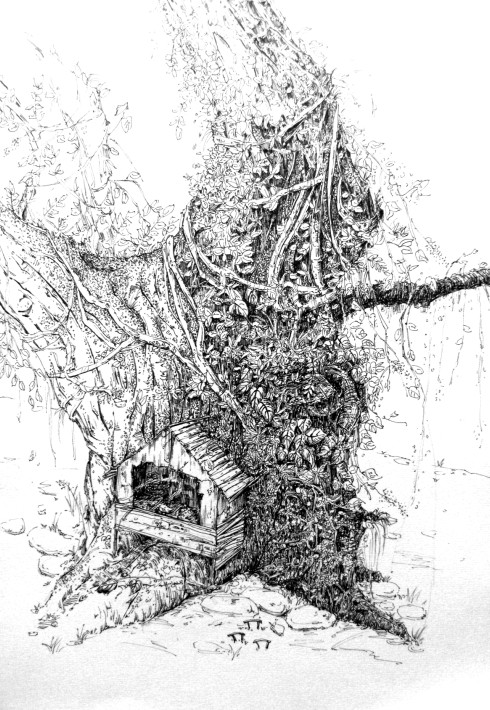 黑与白的世界|其他绘画|插画|风葬 - 原创设计作品 - 站酷 (ZCOOL)