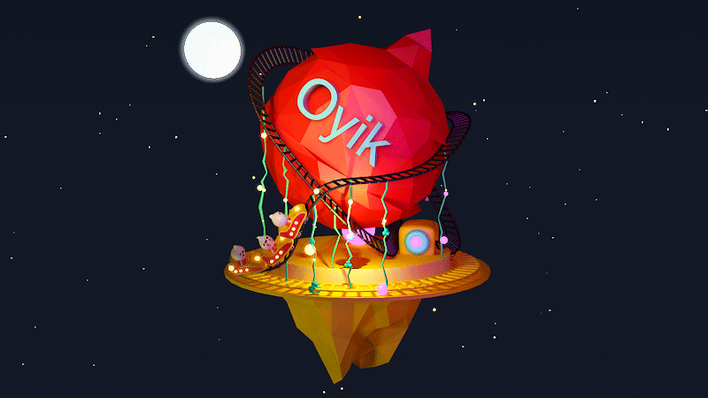 c4d | 动效练习-过山车