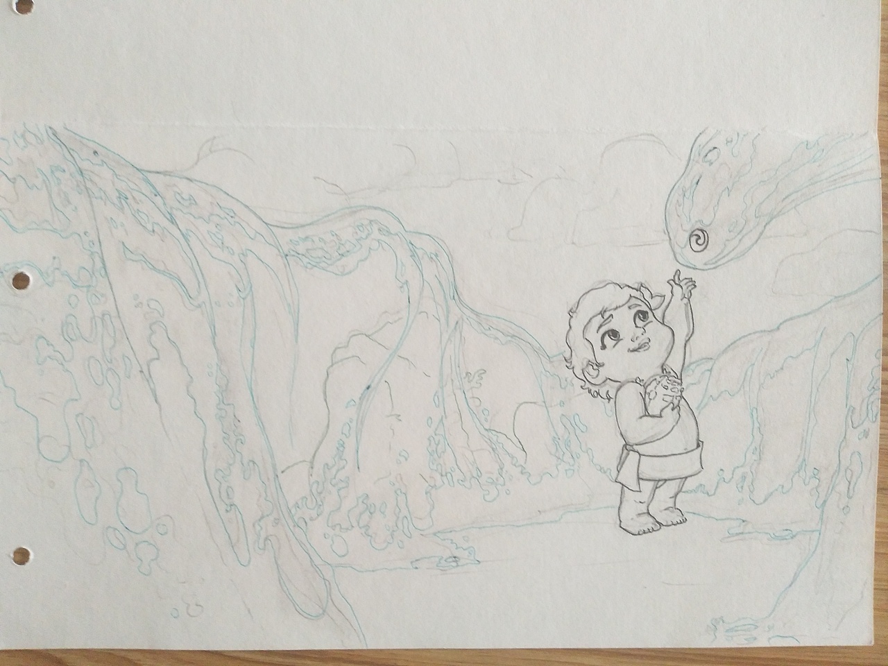 海洋奇缘人物马克笔练习