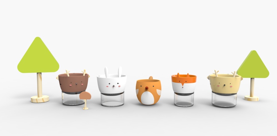 儿童花盆设计|玩具|工业\/产品|夜阑入静闭眼游