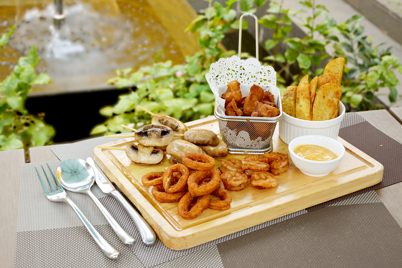 牛肉干 小吃拼盘拍摄