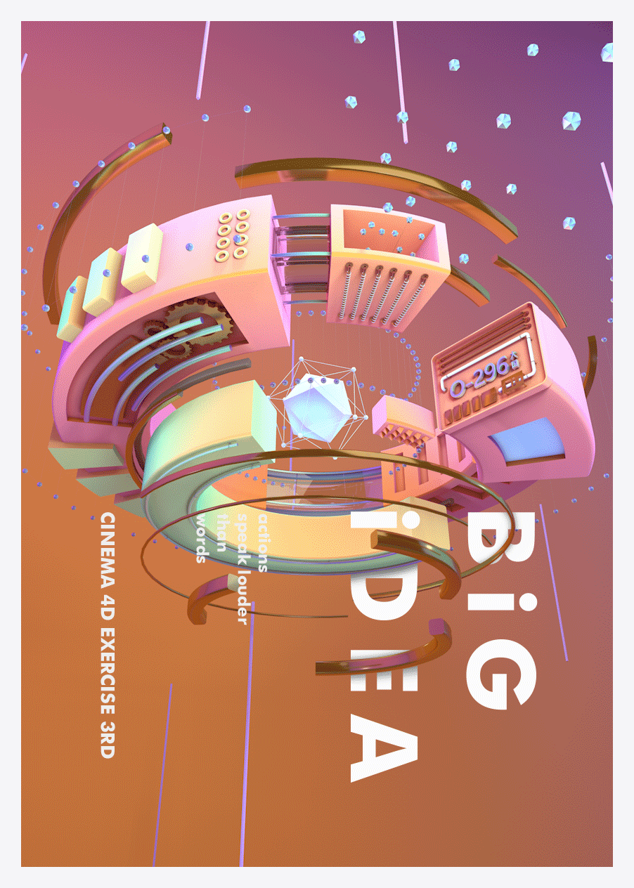 白无常c4d课程作业记录(三) - 原创作品 - 站酷(zcool)