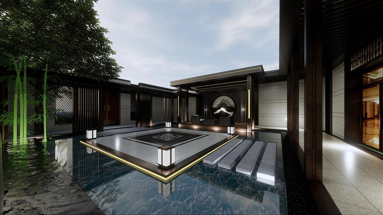 草图大师渲染|空间|建筑设计|吃零食 - 原创作品