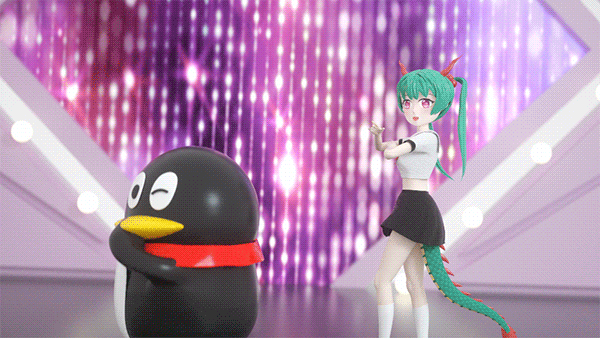 腾讯qq版极乐净土——mmd风格