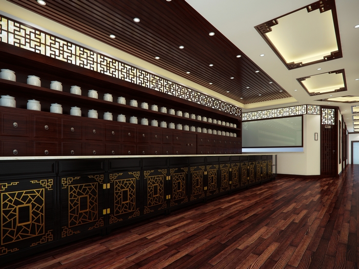 中医馆设计_中医馆装修公司|建筑设计|空间\/建筑|华阳中医馆设计 - 原创设计作品 - 站酷 (ZCOOL)