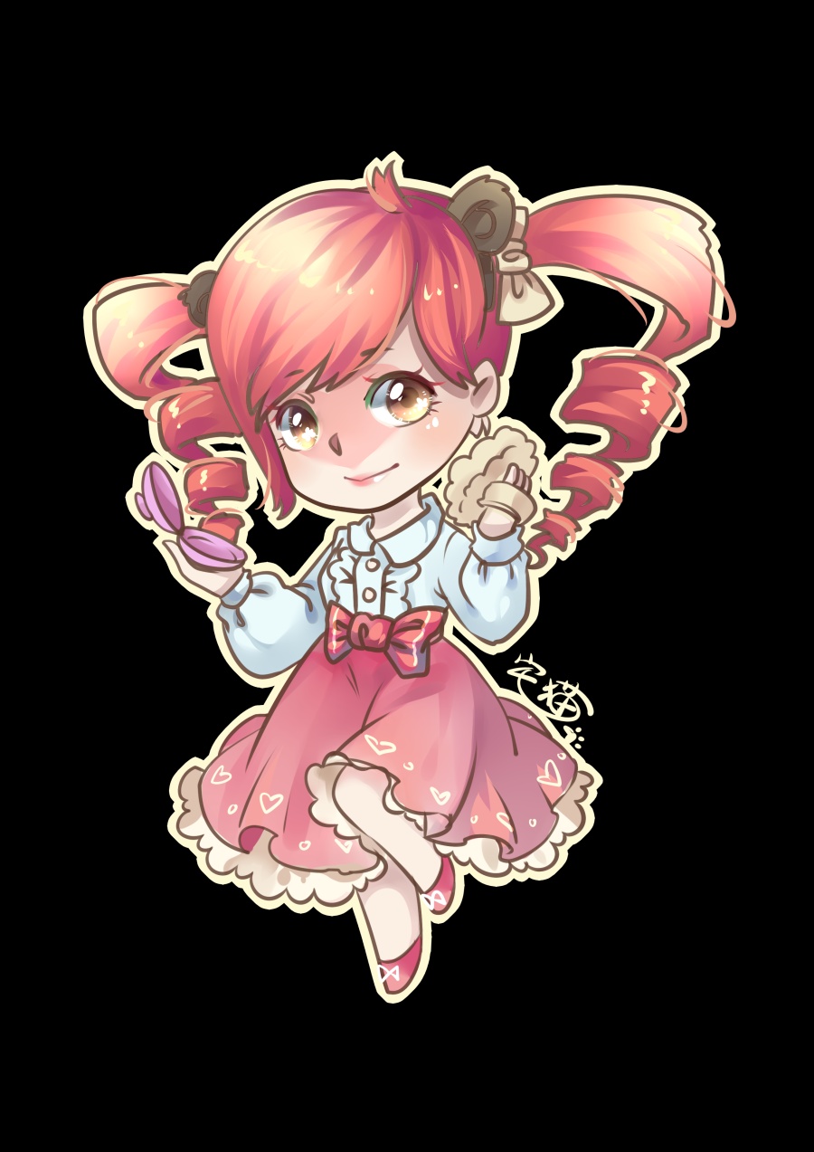 么么公主猴年贺图|游戏原画|插画|黑桃A喵 - 原