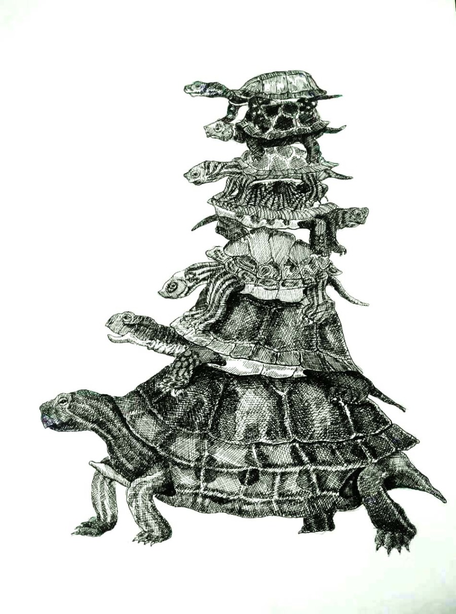 高调临摹【独占鳌头】|绘画习作|插画|王屁桃 -