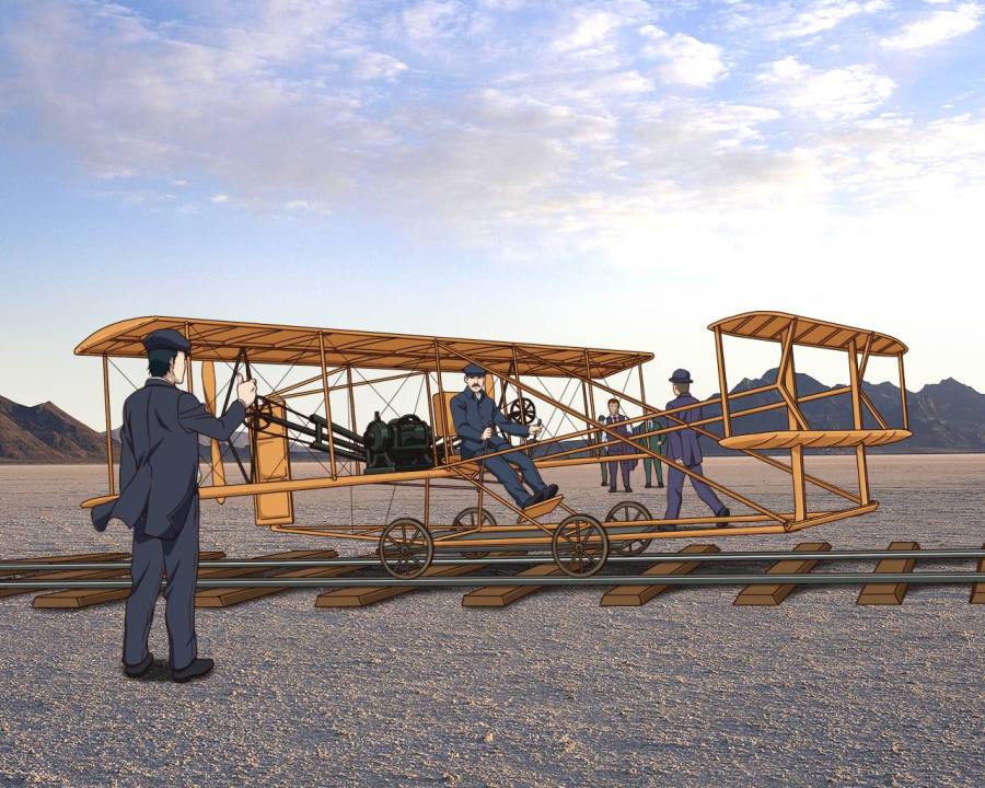 巧虎交通工具.莱特兄弟|儿童插画|插画|liang_k 