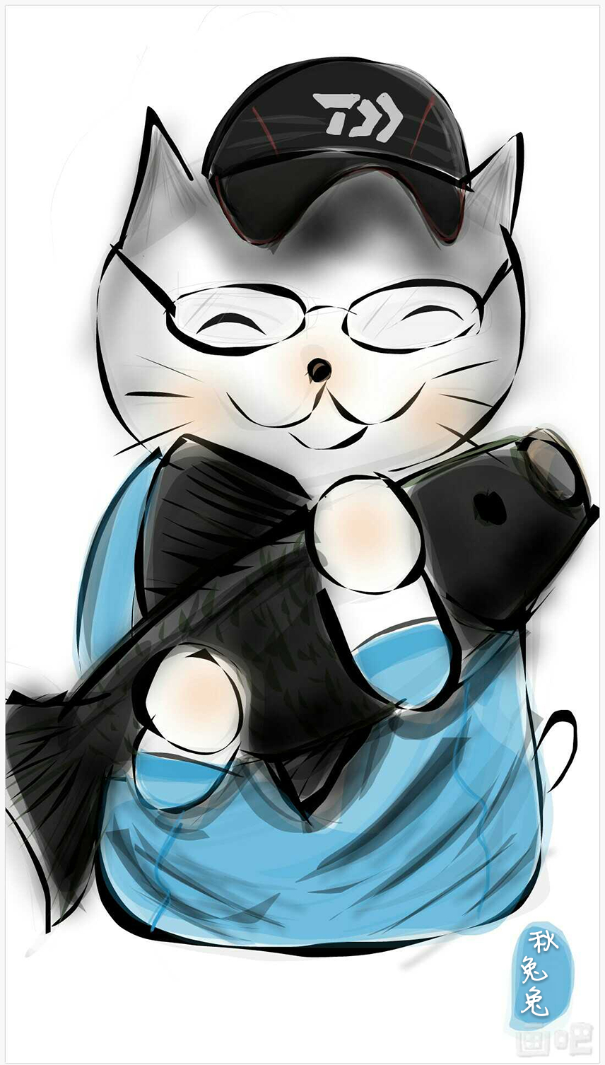 收获满满~~【秋兔兔每日一画】|绘画习作|插画