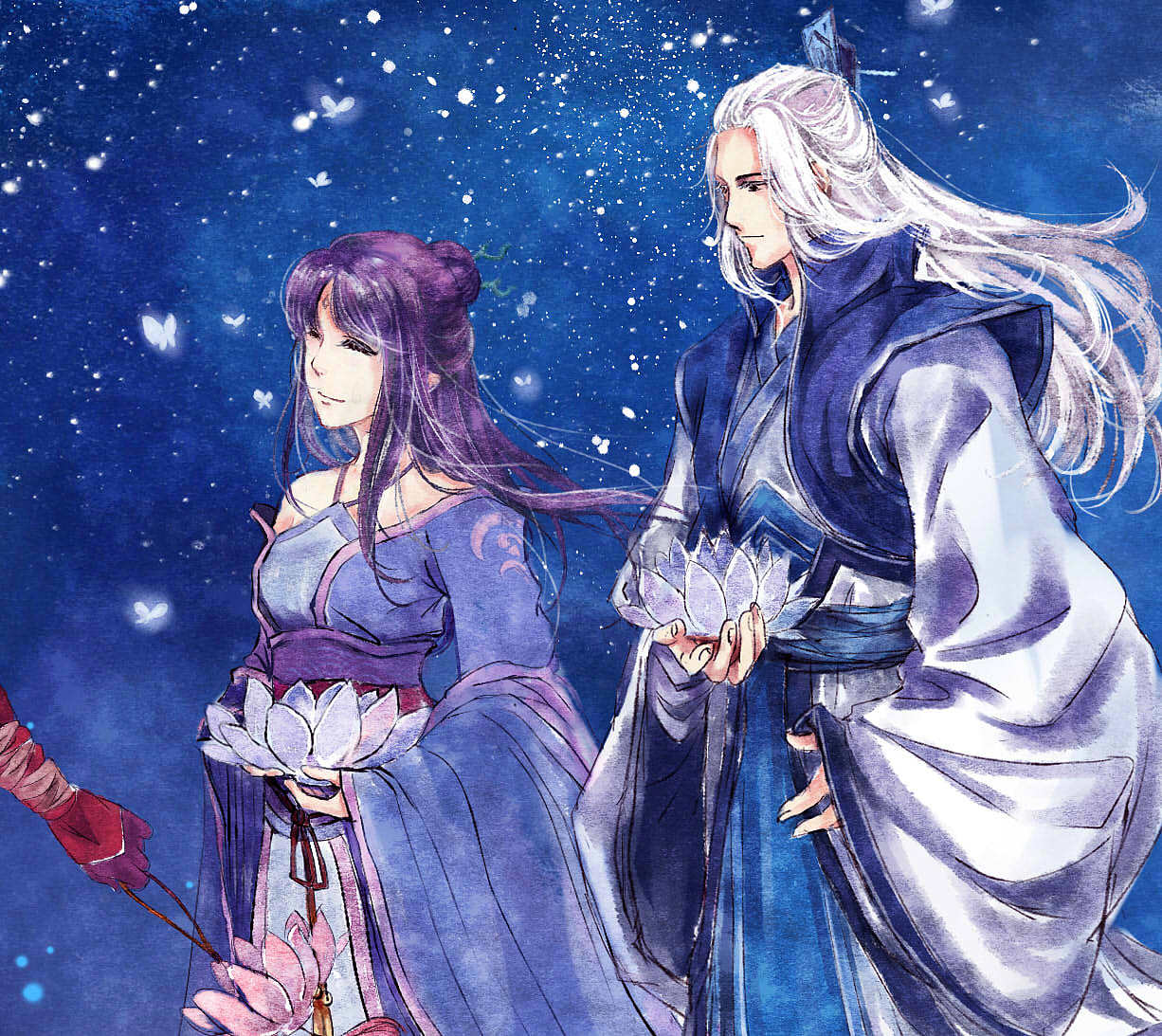 再聚放花灯|插画|游戏原画|kifeifei - 原创作品 - 站酷 (ZCOOL)