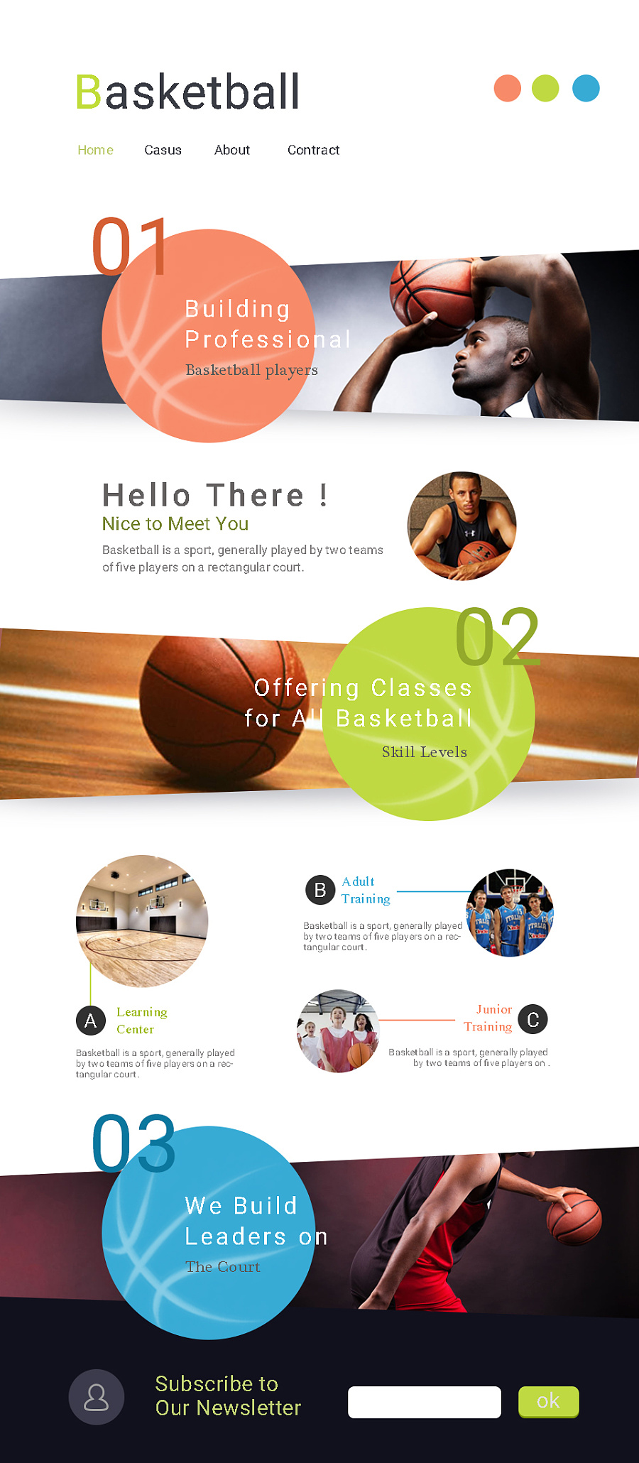 篮球培训机构网页设计-练习|其他网页|网页|lyb