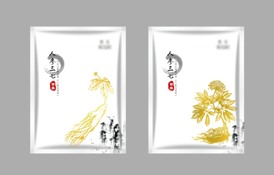 人参 三七 田七 面膜 美容 美白 护肤品 中药材 复