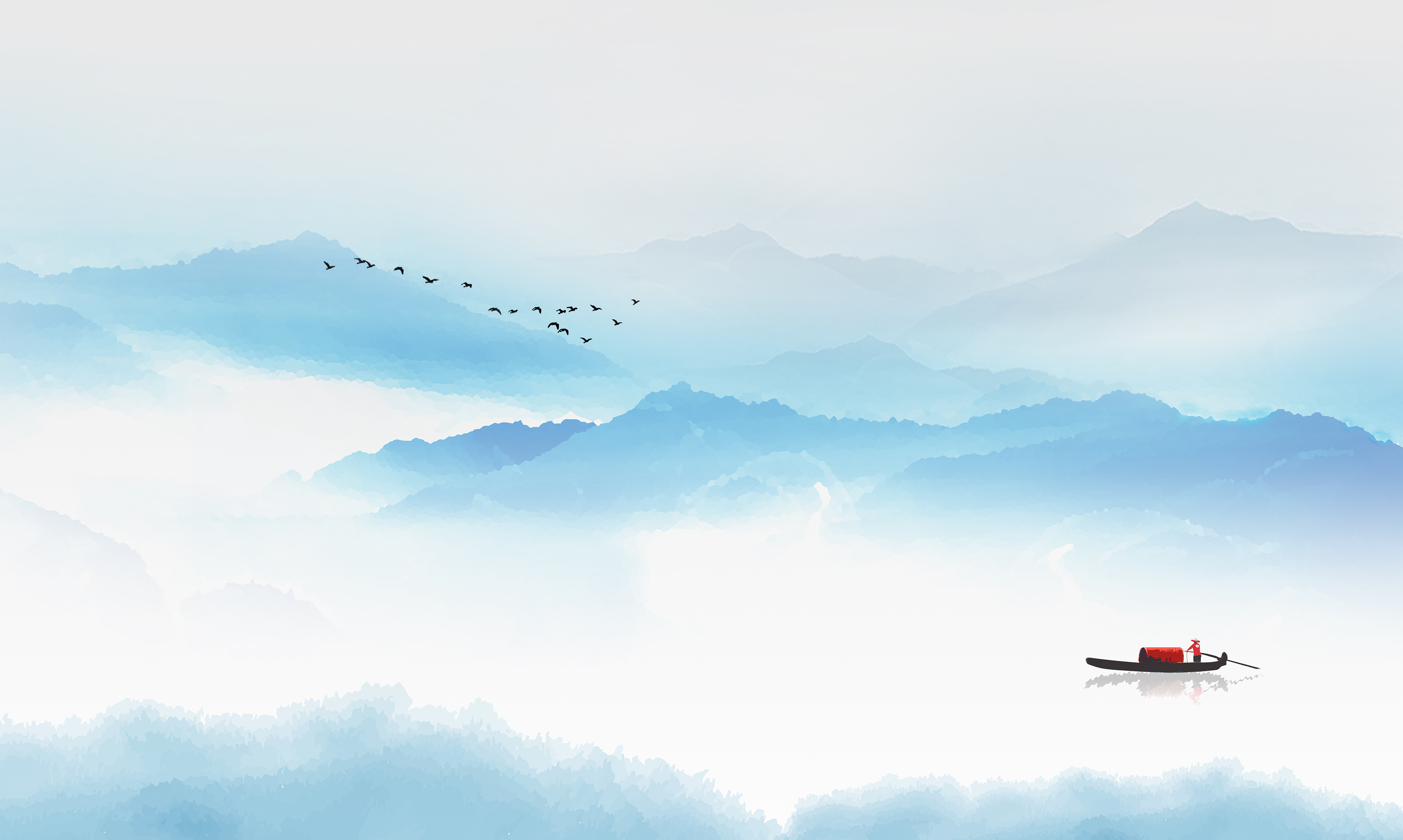 新中式山水