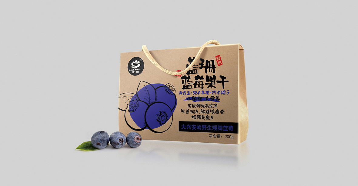 大兴安岭-蓝珊蓝莓品牌全案|平面|包装|叁仟 - 原