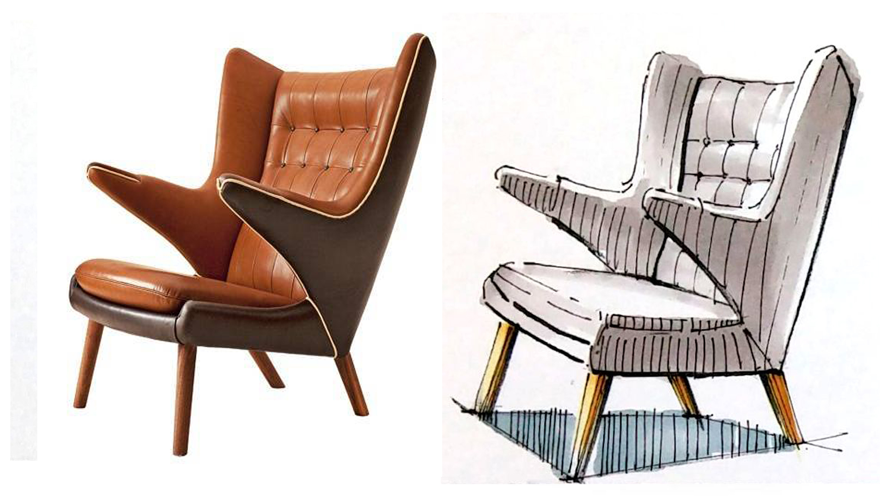 【设计素材】最全手绘座椅设计案例收集！_真题