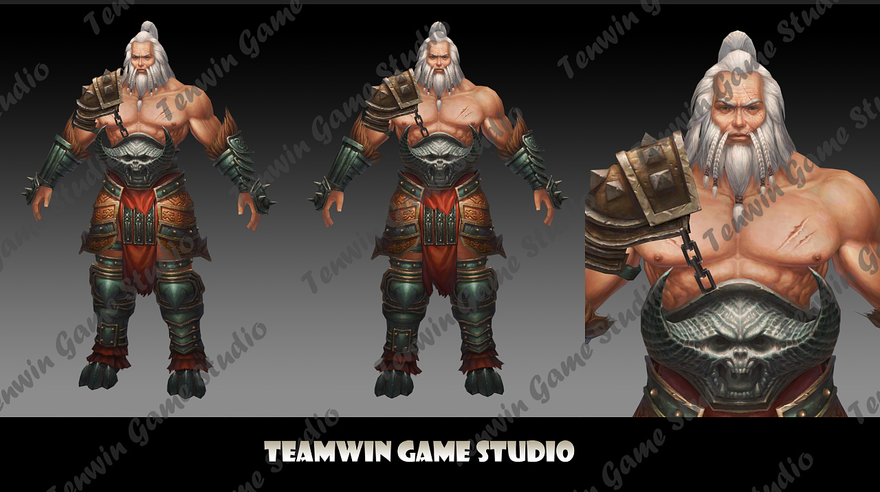 暗黑3同人作品 野蛮人