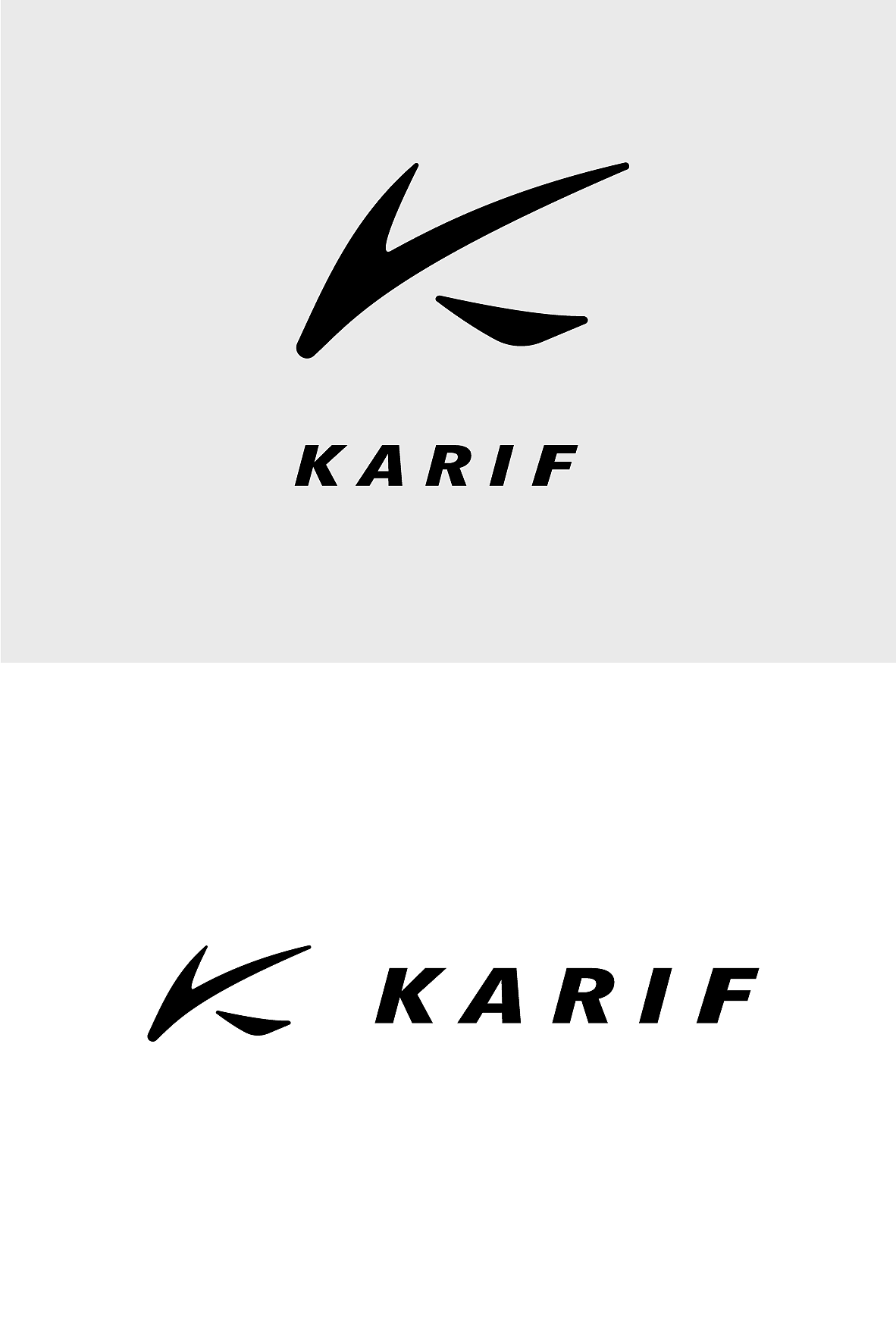karif运动健身品牌logo设计