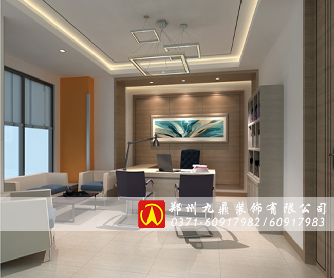 郑州广告公司办公室装修设计案例赏析|室内设