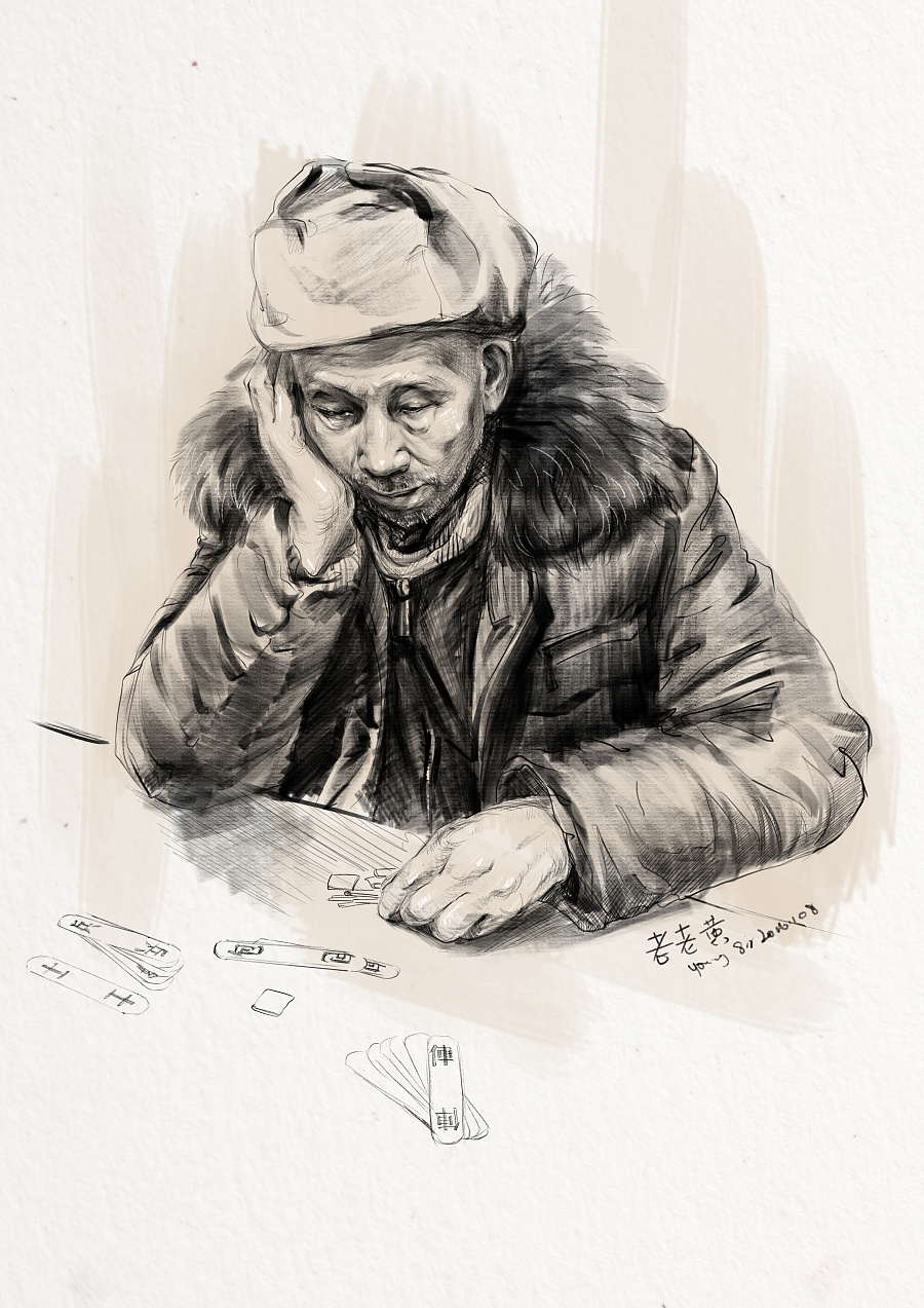 外公|素描|纯艺术|youngSir - 原创设计作品 - 站酷 (ZCOOL)