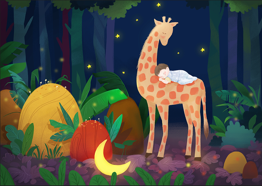 Good Night|插画|商业插画|o一十 - 原创作品 - 站酷 (ZCOOL)