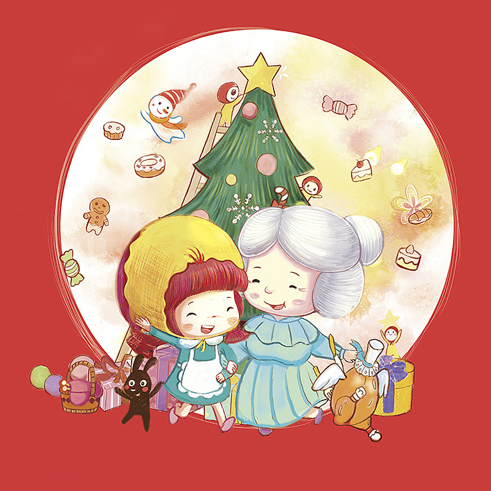 卖火柴的小女孩|插画|儿童插画|airwawa - 原创作