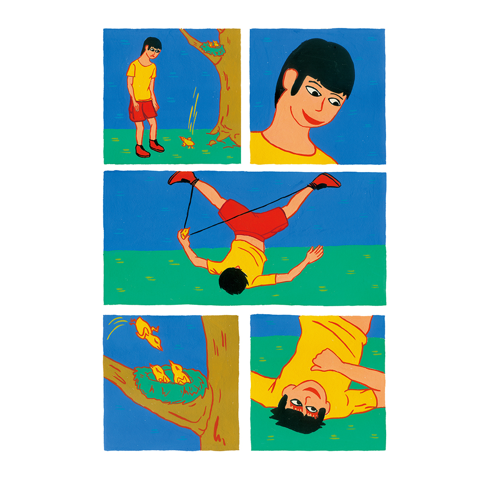 边缘黑色幽默组成的猎奇漫画