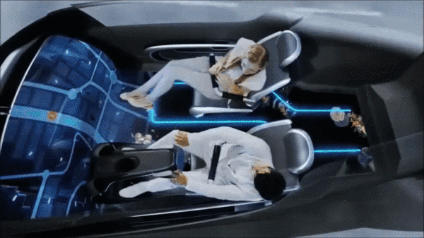 奥迪的4d影院和其在概念车中车载系统的应用就可以实现将车窗变成屏幕