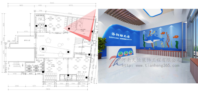洛阳幼儿园设计案例-洛阳西工区北京银座教育