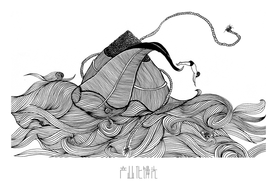 屈原跳江|商业插画|插画|cyhmt1024 - 原创设计