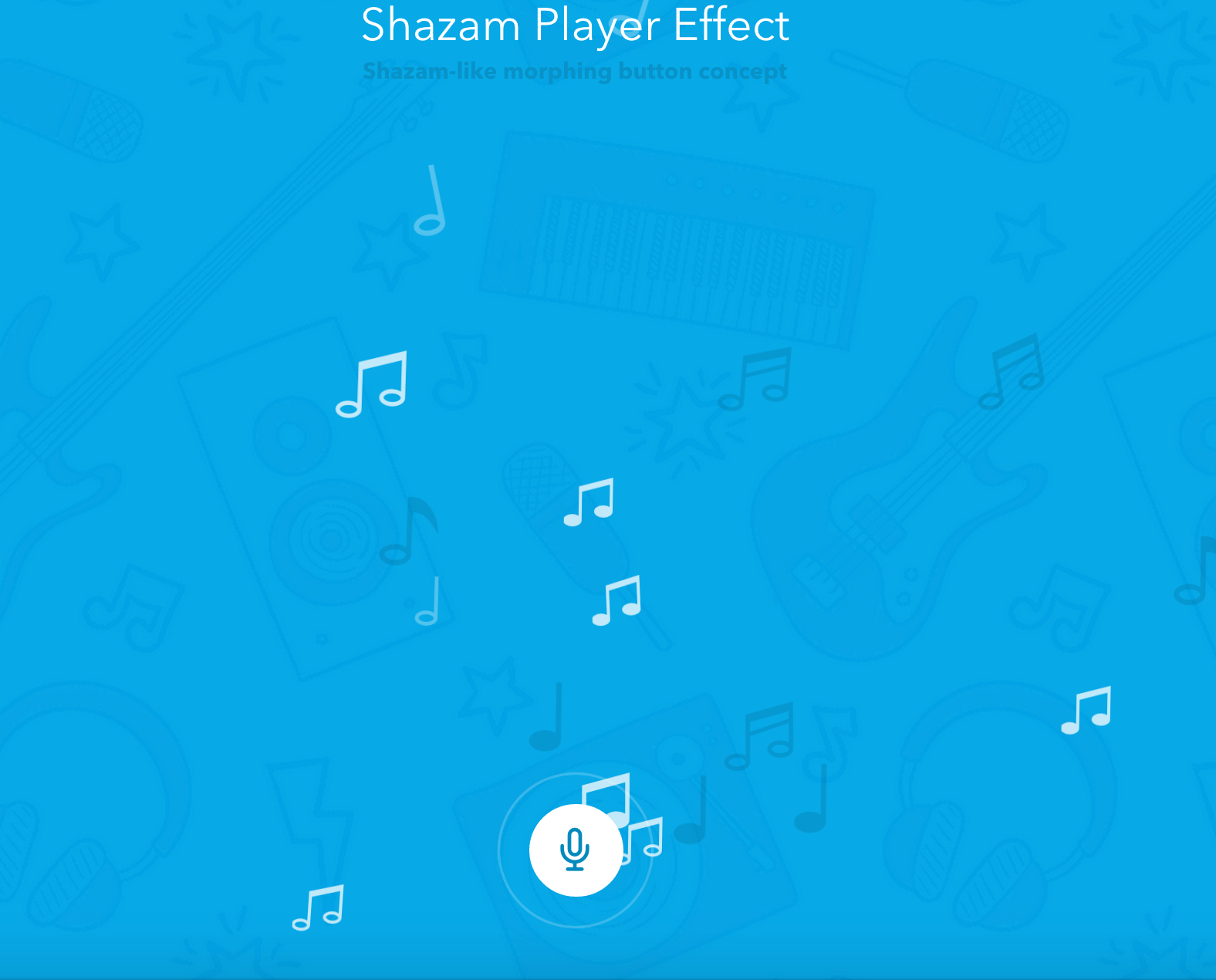 shazam听歌识曲动画效果