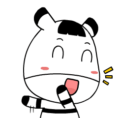 一大波斑马君表情,q萌来袭!