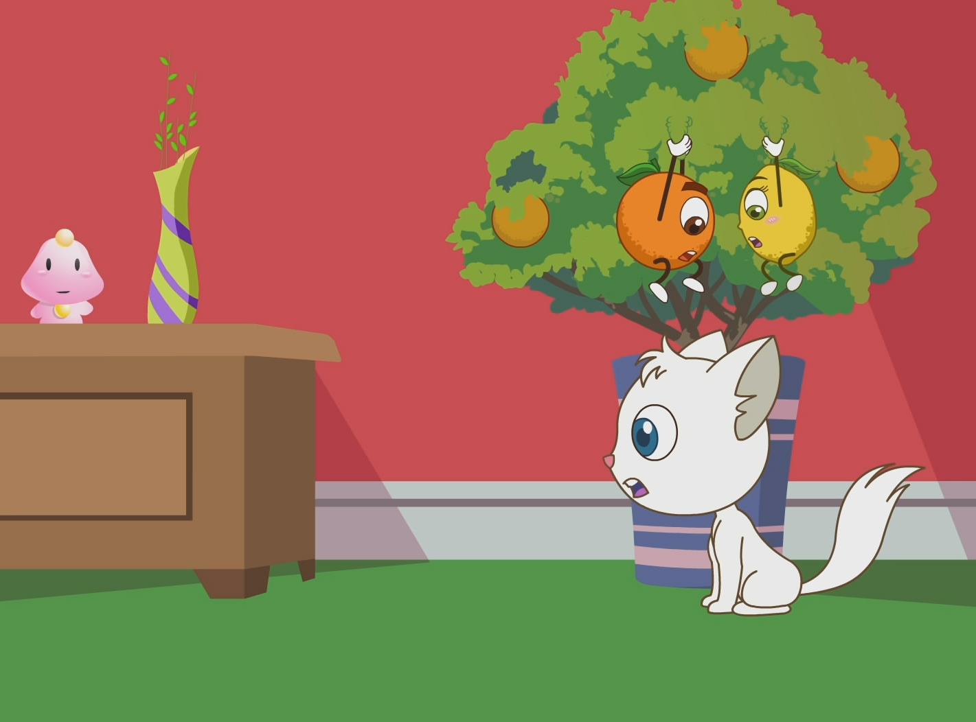 二维动画短片《橙小子与柠檬妹》