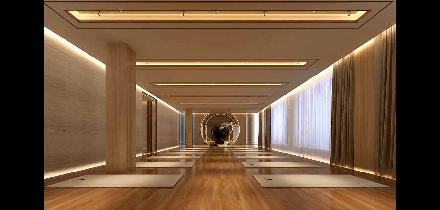 瑜伽室设计|室内设计|空间|锋笔龙腾 - 原创设计作品 - 站酷 (ZCOOL)