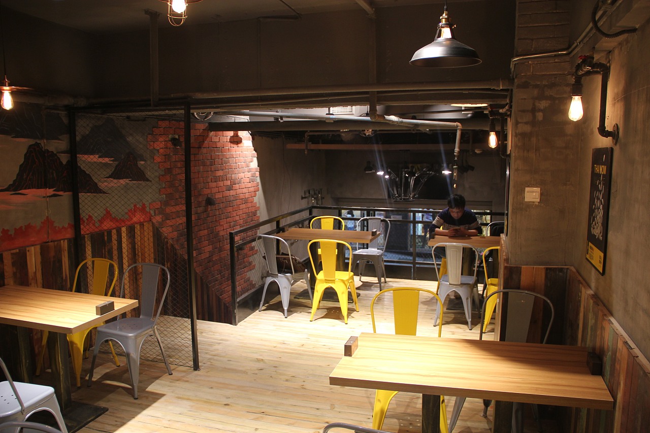 武汉某煲仔饭餐饮空间设计(实拍)|空间|室内设计