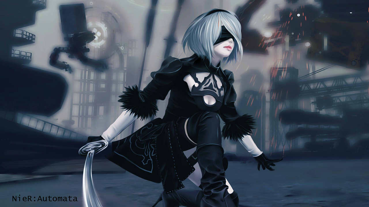 最近画的一组游戏同人图