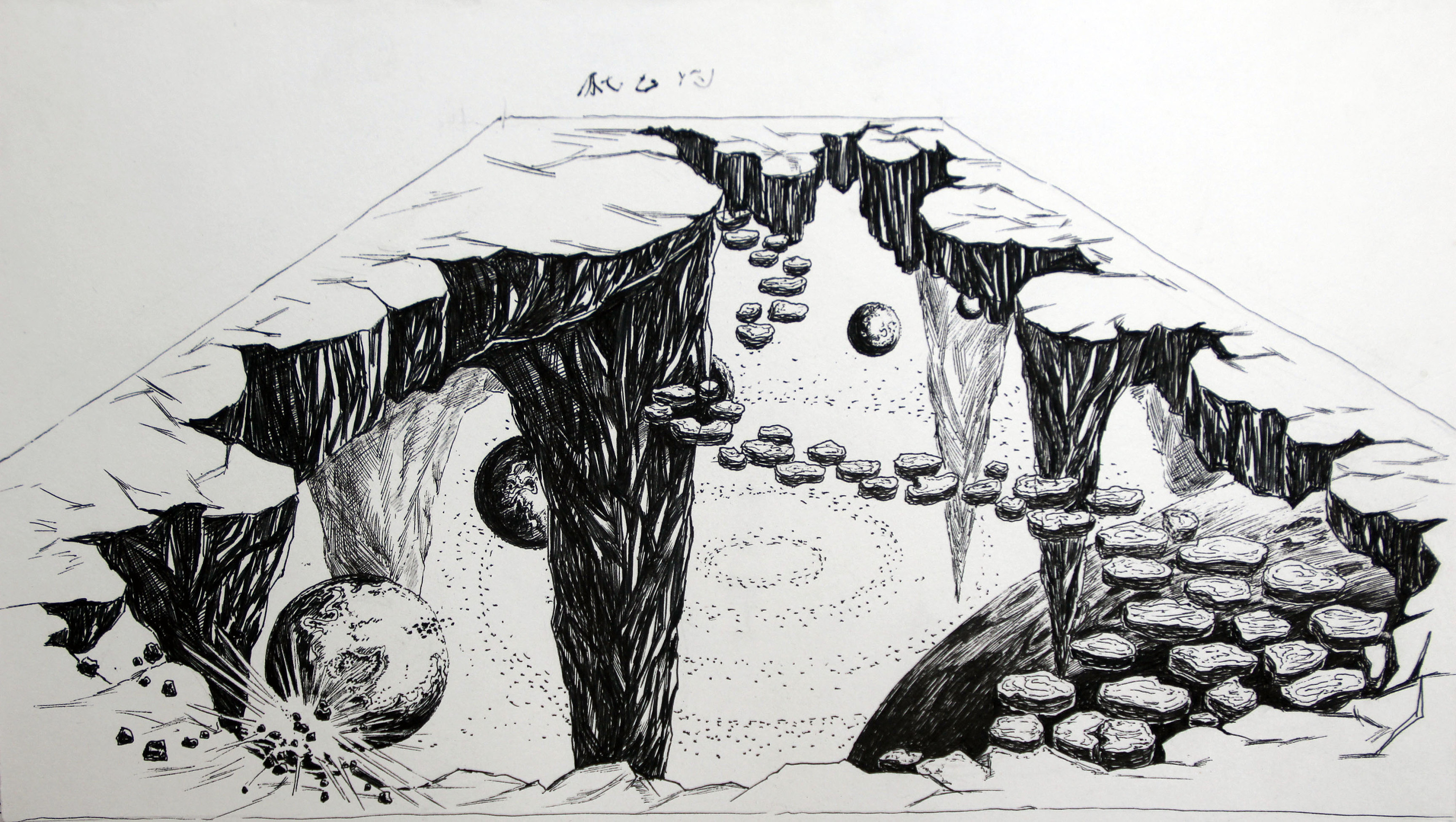 精湛的3D绘画原创手稿,几年前画的稿子,他现在