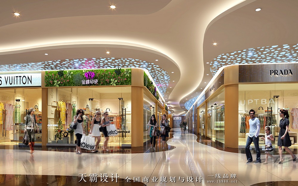 购物中心设计效果图融入创新理念更具吸引力
