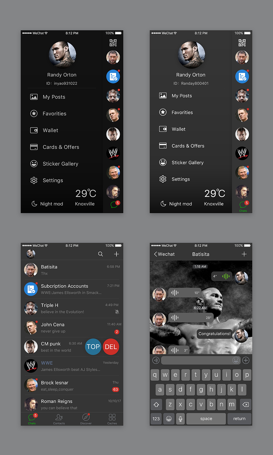 Wechat 微信app界面改动设计|移动设备\/APP界