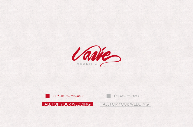 Lavie Wedding 婚庆策划公司品牌 logo|标志|平