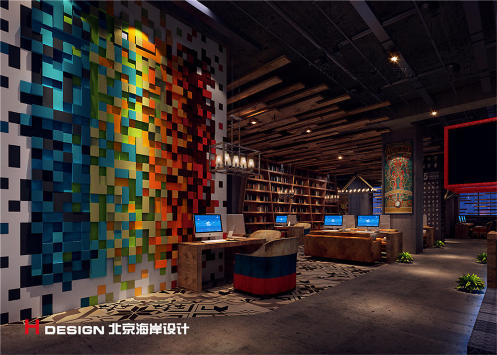 海角七号网咖设计案例-北京海岸设计