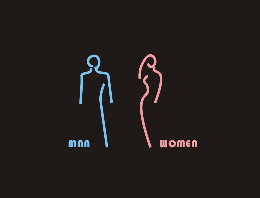 男女卫生间|标志|平面|路边的朝阳酱 - 原创设计