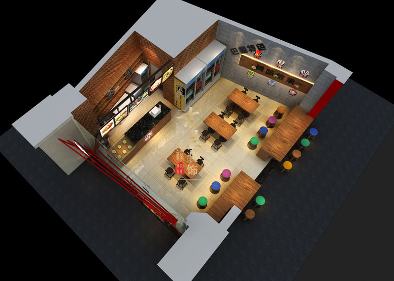 黄手艺冒菜店-成都冒菜店装修|成都冒菜店设计