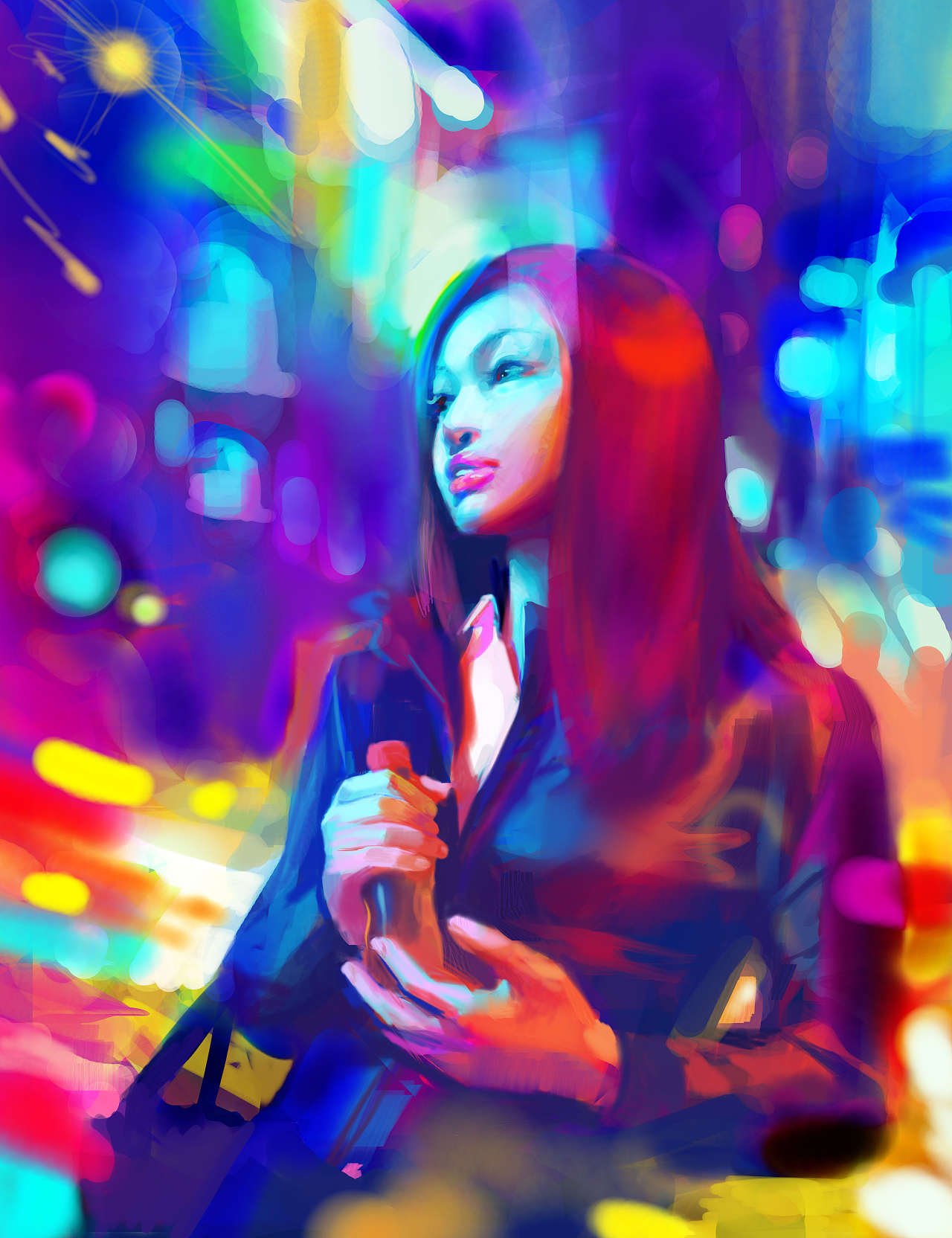 本杰明插画作品欣赏--都市夜|插画|概念设定|benjamin本杰明 - 原创作品 - 站酷 (ZCOOL)