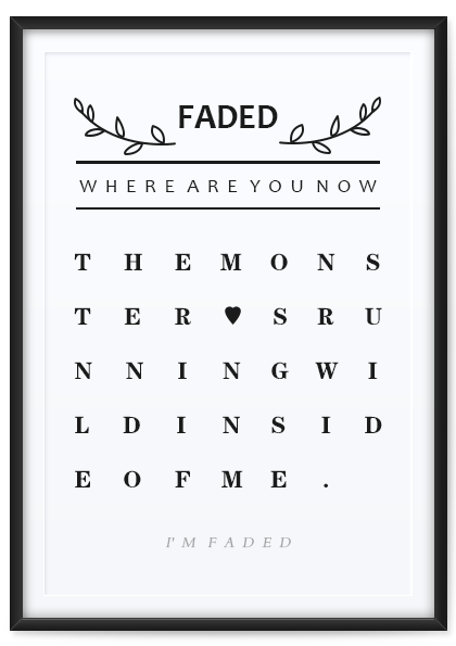 faded 伴奏钢琴谱子