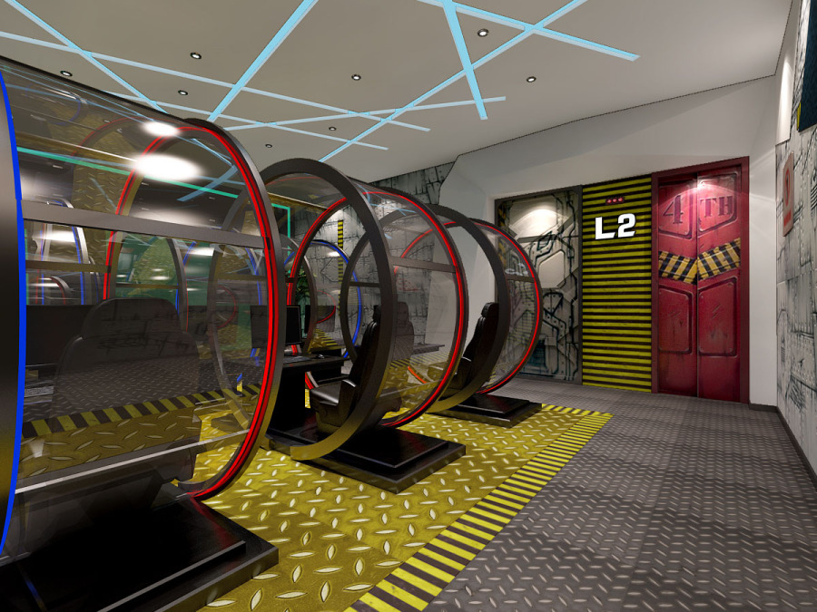 泸州主题游戏网咖装修设计-泸州专业网咖装修