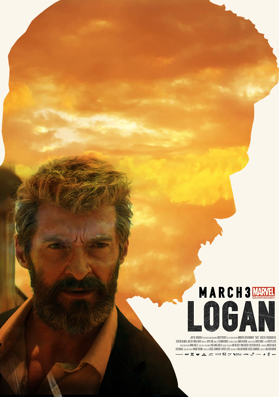 金刚狼3电影海报练习|海报|平面|高伟业 - 原创设计作品 - 站酷 (ZCOOL)