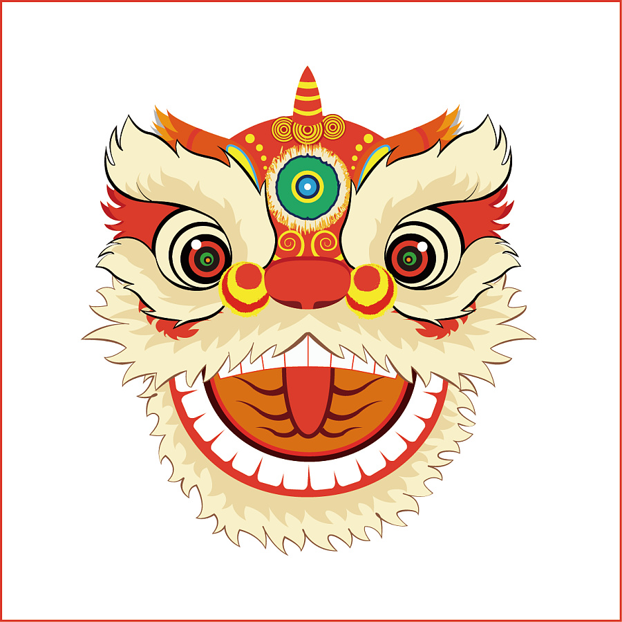 狮子头【临摹】|图标|UI|四爷的百花楼 - 原创设