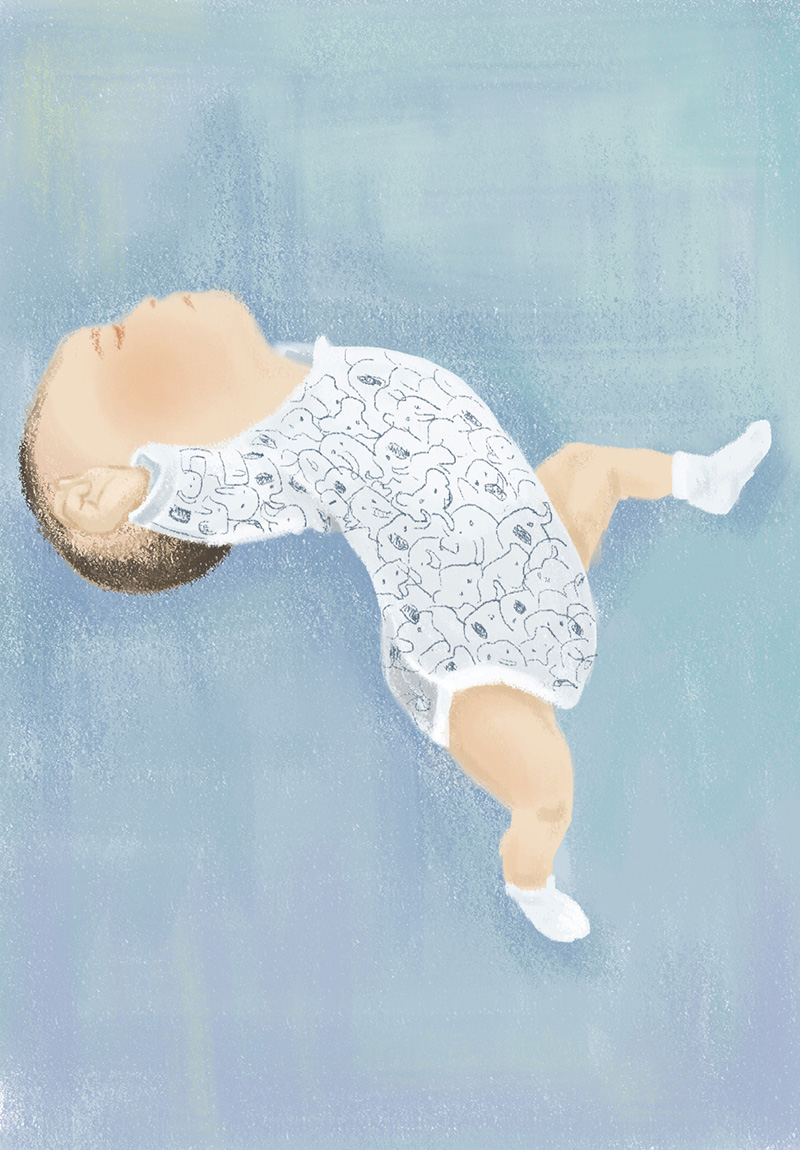 2015年12月宝宝的睡姿插图