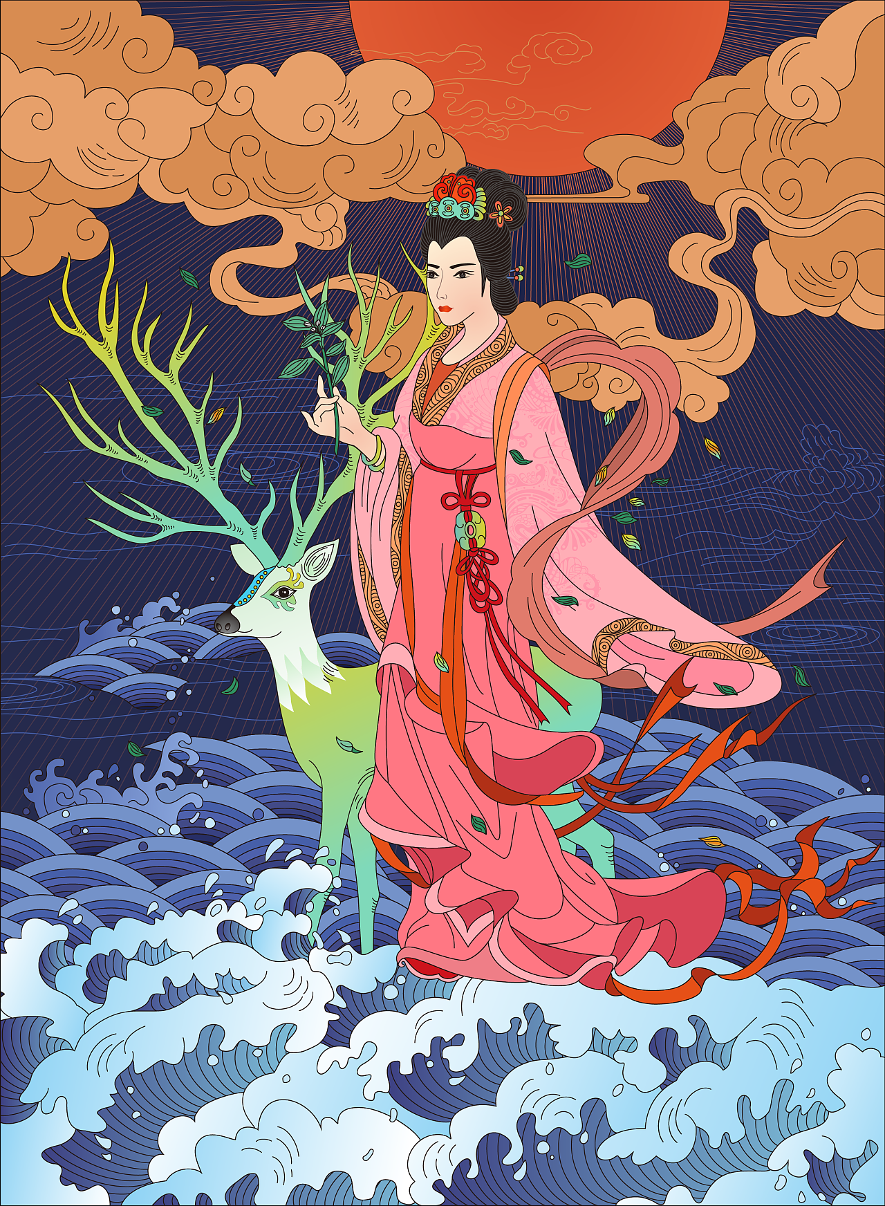 神话故事三则|插画|商业插画|正心创意 原创作品 站酷(zcool)